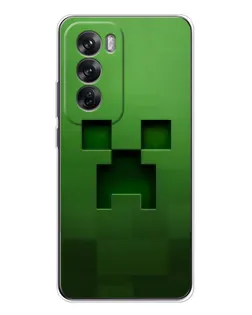 Чехол для OPPO Reno 12 с картинкой «Крипер микро-дизайн» Чехол для OPPO Reno 12 с картинкой «Крипер микро-дизайн»
