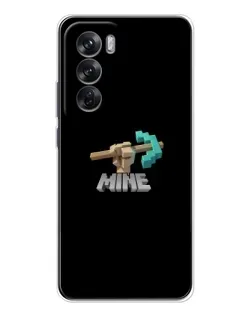 Чехол для OPPO Reno 12 с картинкой «Алмазная кирка» Чехол для OPPO Reno 12 с картинкой «Алмазная кирка»