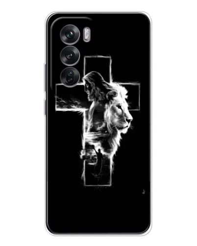 Чехол для OPPO Reno 12 с картинкой «Сияющий крест Jesus» Чехол для OPPO Reno 12 с картинкой «Сияющий крест Jesus»