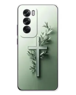 Чехол для OPPO Reno 12 с картинкой «Оливковая ветвь»