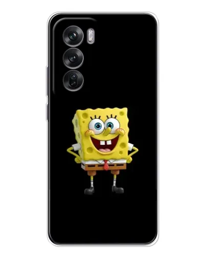 Чехол для OPPO Reno 12 с картинкой «Классический Губка Боб»