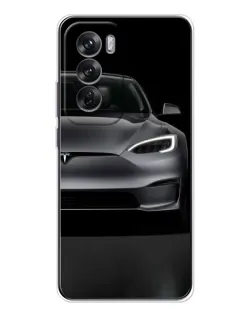 Чохол для OPPO Reno 12 з картинкою «Tesla Model S Look» Чохол для OPPO Reno 12 з картинкою «Tesla Model S Look»