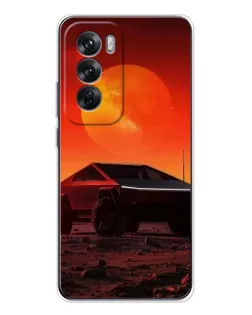 Чохол для OPPO Reno 12 з картинкою «Cybertruck на Марсі» Чохол для OPPO Reno 12 з картинкою «Cybertruck на Марсі»