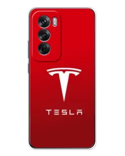 Чохол для OPPO Reno 12 з картинкою «Tesla Red Classic» Чохол для OPPO Reno 12 з картинкою «Tesla Red Classic»