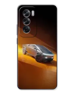 Чохол для OPPO Reno 12 з картинкою «Cybertruck у пустелі» Чохол для OPPO Reno 12 з картинкою «Cybertruck у пустелі»