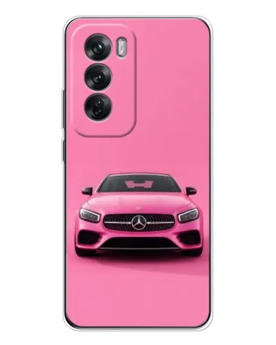 Чехол для OPPO Reno 12 с картинкой «Розовый Mercedes AMG» Чехол для OPPO Reno 12 с картинкой «Розовый Mercedes AMG»