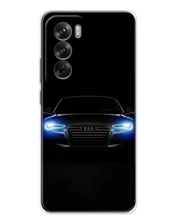 Чехол для OPPO Reno 12 с картинкой «Audi в неоне» Чехол для OPPO Reno 12 с картинкой «Audi в неоне»