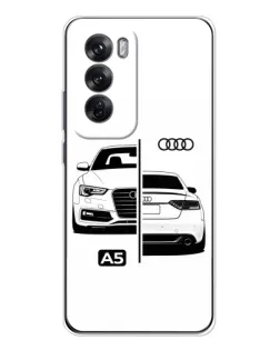 Чехол для OPPO Reno 12 с картинкой «Audi — контрастный дизайн» Чехол для OPPO Reno 12 с картинкой «Audi — контрастный дизайн»