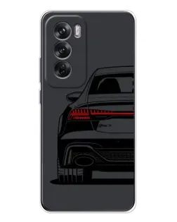 Чехол для OPPO Reno 12 с картинкой «Задняя часть Audi — арт» Чехол для OPPO Reno 12 с картинкой «Задняя часть Audi — арт»