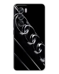 Чехол для OPPO Reno 12 с картинкой «Audi — абстрактные кольца» Чехол для OPPO Reno 12 с картинкой «Audi — абстрактные кольца»