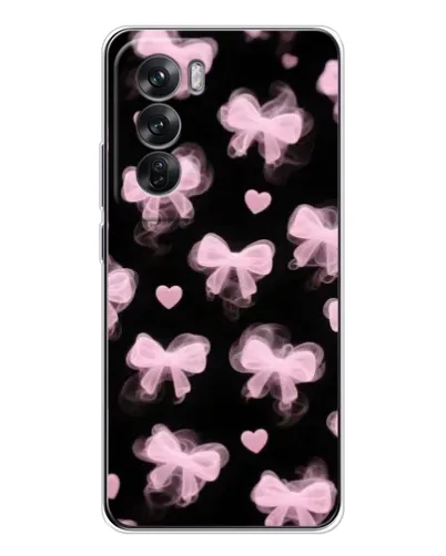 Чехол для OPPO Reno 12 с картинкой «Геометрия банта»