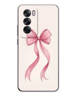 Чехол для OPPO Reno 12 с картинкой «Розовый бант»