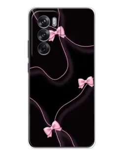 Чехол для OPPO Reno 12 с картинкой «Розовые ленты» Чехол для OPPO Reno 12 с картинкой «Розовые ленты»