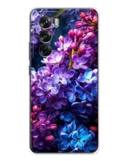 Чехол для OPPO Reno 12 с картинкой «Сиреневый цвет»