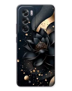 Чехол для OPPO Reno 12 с картинкой «Черный лотос»