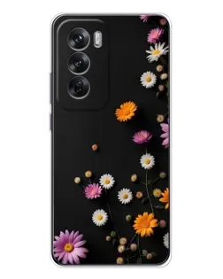 Чехол для OPPO Reno 12 с картинкой «Цветочная композиция»