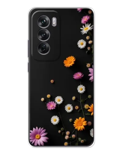 Чехол для OPPO Reno 12 с картинкой «Цветочная композиция»
