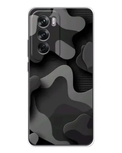 Чехол для OPPO Reno 12 с картинкой «Темный абстрактный камуфляж» Чехол для OPPO Reno 12 с картинкой «Темный абстрактный камуфляж»