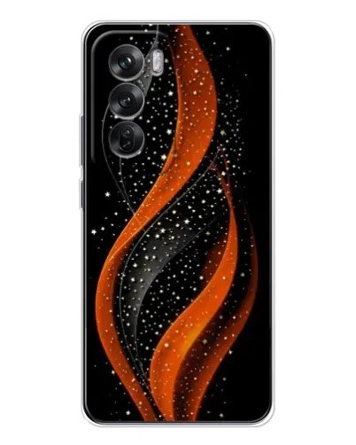 Чехол для OPPO Reno 12 с картинкой «Огненная звездная волна» Чехол для OPPO Reno 12 с картинкой «Огненная звездная волна»
