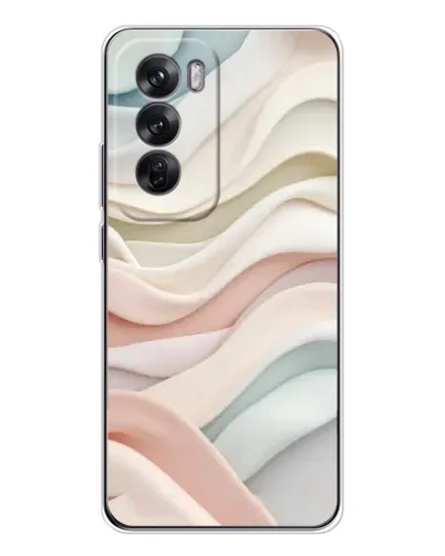 Чехол для OPPO Reno 12 с картинкой «Пастельные нежные волны» Чехол для OPPO Reno 12 с картинкой «Пастельные нежные волны»