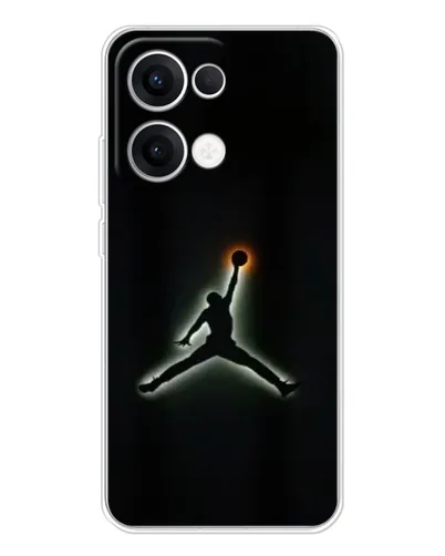 Чехол для OPPO Reno 13 5G с картинкой «Jordan Gradient Logo»
