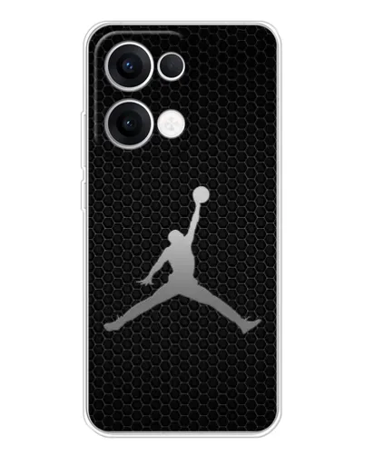 Чехол для OPPO Reno 13 5G с картинкой «Jordan Dark Carbon»