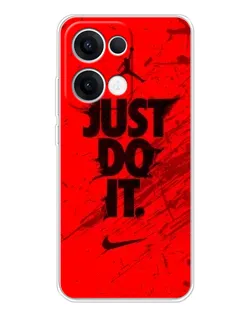 Чехол для OPPO Reno 13 5G с картинкой «Nike Just Do It» Чехол для OPPO Reno 13 5G с картинкой «Nike Just Do It»