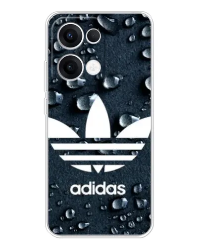 Чехол для OPPO Reno 13 5G с картинкой «Adidas Trefoil Blue»