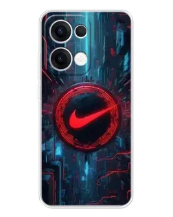 Чехол для OPPO Reno 13 5G с картинкой «Техногенный стиль Nike» Чехол для OPPO Reno 13 5G с картинкой «Техногенный стиль Nike»
