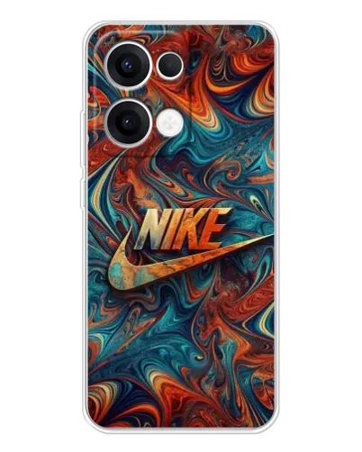 Чехол для OPPO Reno 13 5G с картинкой «Nike в абстракции» Чехол для OPPO Reno 13 5G с картинкой «Nike в абстракции»