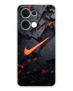 Чехол для OPPO Reno 13 5G с картинкой «Nike — эффект разломов» Чехол для OPPO Reno 13 5G с картинкой «Nike — эффект разломов»