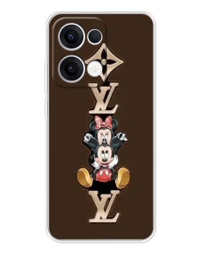 Чехол для OPPO Reno 13 5G с картинкой «LV и Микки Маус» Чехол для OPPO Reno 13 5G с картинкой «LV и Микки Маус»