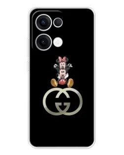 Чехол для OPPO Reno 13 5G с картинкой «Минни Маус на лого» Чехол для OPPO Reno 13 5G с картинкой «Минни Маус на лого»