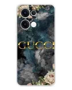 Чехол для OPPO Reno 13 5G с картинкой «Абстрактные цветы Gucci» Чехол для OPPO Reno 13 5G с картинкой «Абстрактные цветы Gucci»