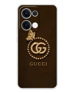 Чехол для OPPO Reno 13 5G с картинкой «Gucci — золотая бабочка» Чехол для OPPO Reno 13 5G с картинкой «Gucci — золотая бабочка»