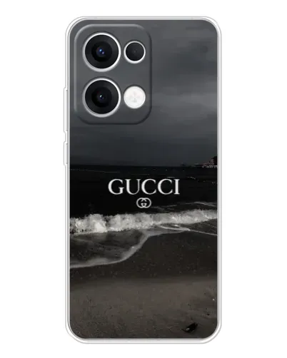 Чехол для OPPO Reno 13 5G с картинкой «Gucci — морской прибой»