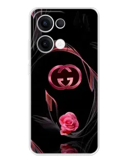 Чехол для OPPO Reno 13 5G с картинкой «Gucci — неоновая роза» Чехол для OPPO Reno 13 5G с картинкой «Gucci — неоновая роза»