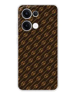 Чехол для OPPO Reno 13 5G с картинкой «Gucci — золотые диагонали» Чехол для OPPO Reno 13 5G с картинкой «Gucci — золотые диагонали»