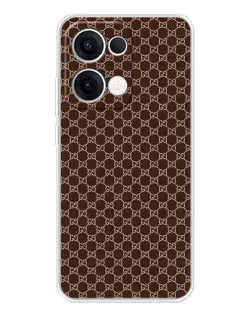Чехол для OPPO Reno 13 5G с картинкой «Gucci — шоколадная сетка» Чехол для OPPO Reno 13 5G с картинкой «Gucci — шоколадная сетка»