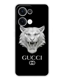 Чехол для OPPO Reno 13 5G с картинкой «Gucci — серебряный лев» Чехол для OPPO Reno 13 5G с картинкой «Gucci — серебряный лев»
