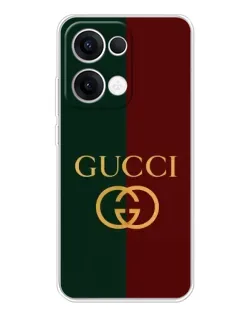 Чехол для OPPO Reno 13 5G с картинкой «Gucci — темно-зеленый градиент» Чехол для OPPO Reno 13 5G с картинкой «Gucci — темно-зеленый градиент»