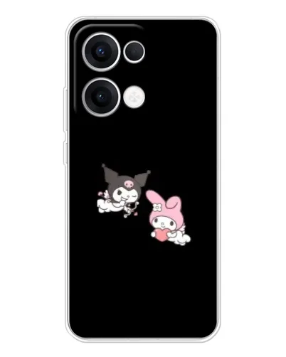 Чехол для OPPO Reno 13 5G с картинкой «My Melody и Kuromi»