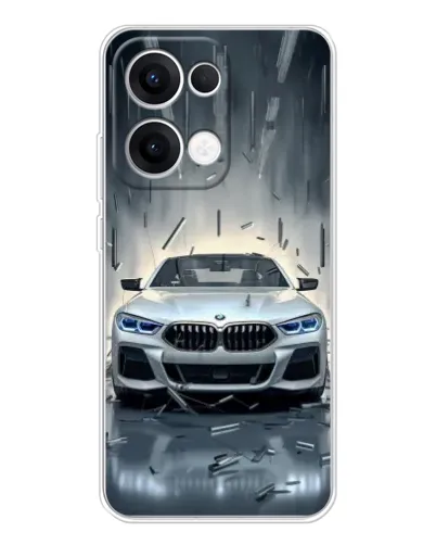 Чехол для OPPO Reno 13 5G с картинкой «BMW в свете фар» Чехол для OPPO Reno 13 5G с картинкой «BMW в свете фар»