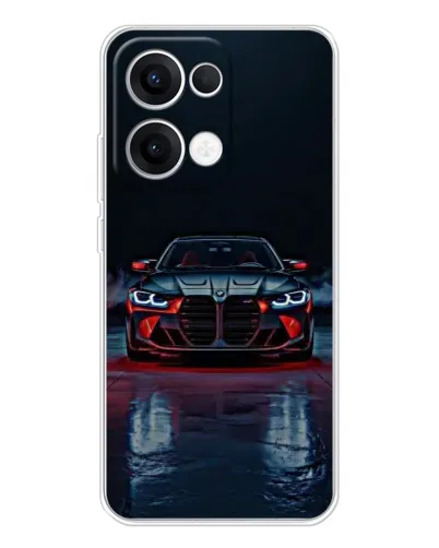 Чехол для OPPO Reno 13 5G с картинкой «BMW на мокрой дороге» Чехол для OPPO Reno 13 5G с картинкой «BMW на мокрой дороге»