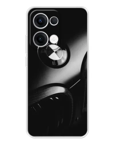 Чехол для OPPO Reno 13 5G с картинкой «Эмблема BMW — макро» Чехол для OPPO Reno 13 5G с картинкой «Эмблема BMW — макро»