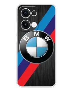 Чехол для OPPO Reno 13 5G с картинкой «BMW M-stripes стиль»
