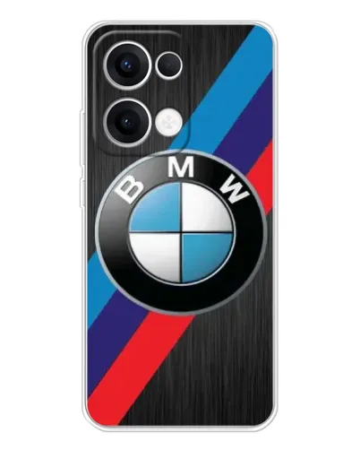 Чехол для OPPO Reno 13 5G с картинкой «BMW M-stripes стиль» Чехол для OPPO Reno 13 5G с картинкой «BMW M-stripes стиль»