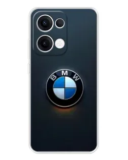Чехол для OPPO Reno 13 5G с картинкой «Логотип BMW — минимализм»