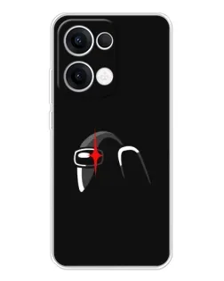 Чехол для OPPO Reno 13 5G с картинкой «Among Us шлем»