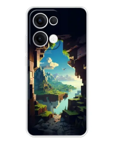 Чохол для OPPO Reno 13 5G з картинкою «Вид з печери» Чохол для OPPO Reno 13 5G з картинкою «Вид з печери»